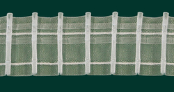 Záclonová řasící páska  5cm transparentní universal 1:2 box-krabice 100 bm